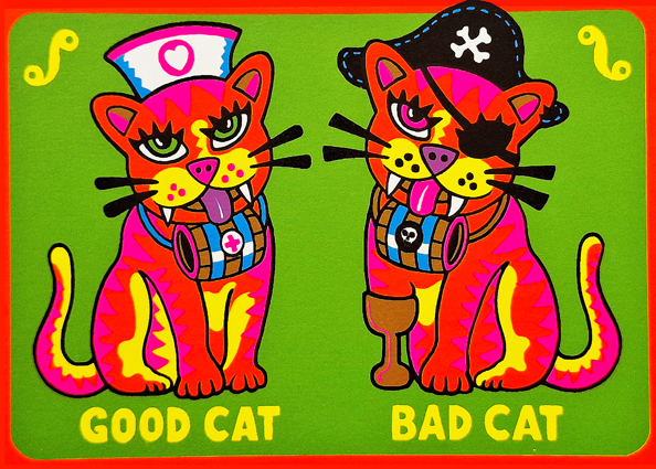 GOOD CAT BAD CAT